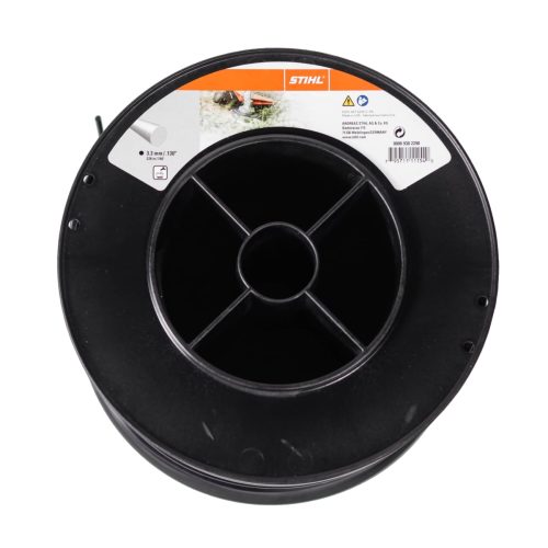 8 Per Case Stihl - Nylon Line 3.3mm/ .130" Round - 228m/ 748ft  5lb Black