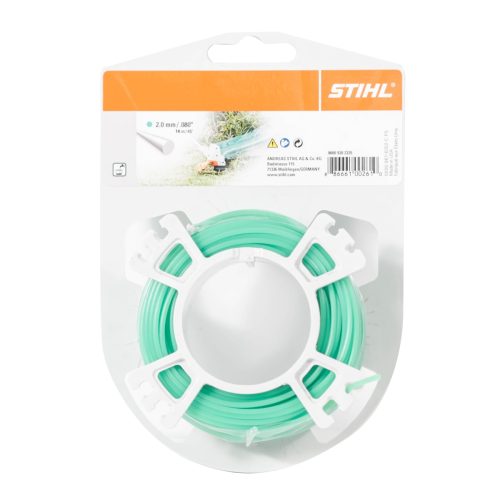 Stihl - Nylon Line 2.0mm/ .080"  Round -  15.2m/ 50ft Green