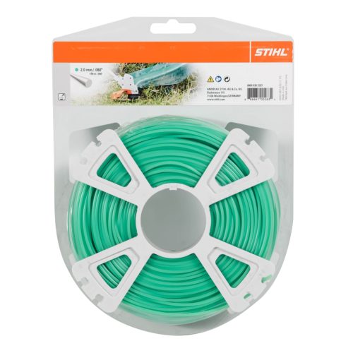 Stihl - Nylon Line 2.0mm/ .080" Round - 123m/ 405ft 1lb Green