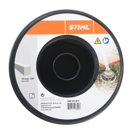 Stihl - Nylon Line 3.0mm/.120" Square - 3lbs 3.0mm 550ft/168m