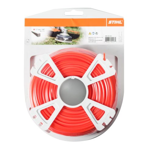 10 Per Case Stihl - Nylon Line 2.7mm/.105" Square - 1lb 2.7mm 65m/213ft