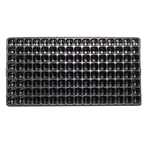 Agri World - 128 Cell Seedling Tray - Black Plastic