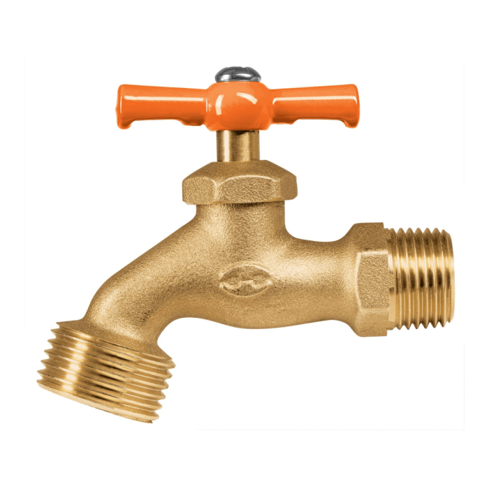 Truper - 1/2" Brass Garden Tap - 3/4" Male Thread (5 String)