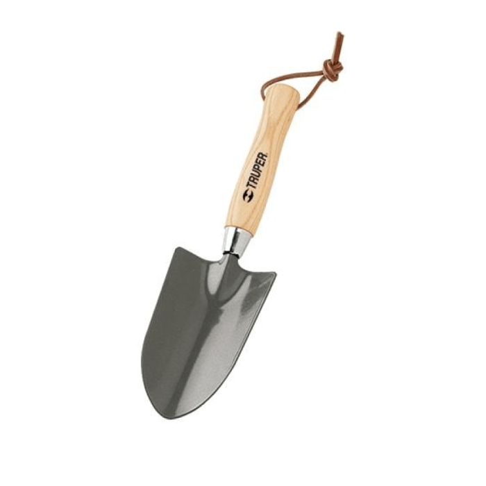 Truper - 6"x4" Garden Spade/Trowel With - 6" Wooden Handle