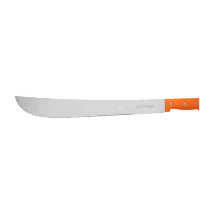Truper - 18" Straight Blade Cutlass - Orange Plastic Handle