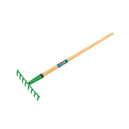 Truper - Kid'S Levelling Rake 8-Tines - 40"  Wooden Handle