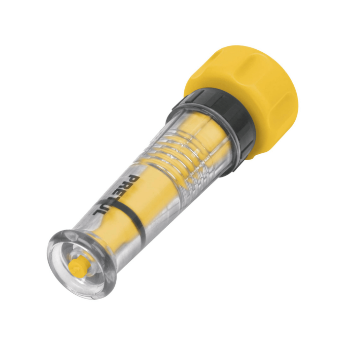 Pretul - 4" Plastic  Adj. Spray Nozzle - Straight Twist Nose