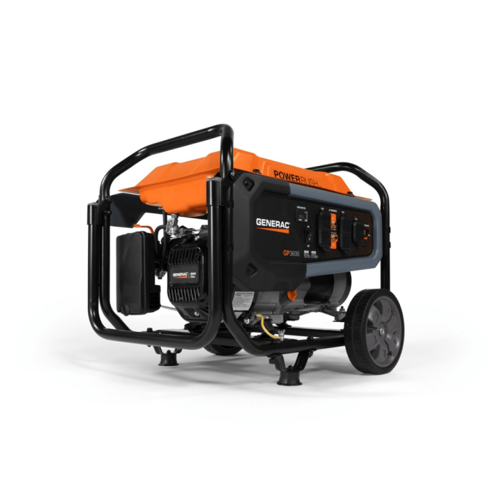 Generac Brand - Portable Generator 1100w - 120v/60hz W/93cc Engine