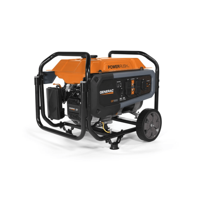 Generac Brand - Portable Generator 3300w - 120/240v/60hz W/208cc Engine