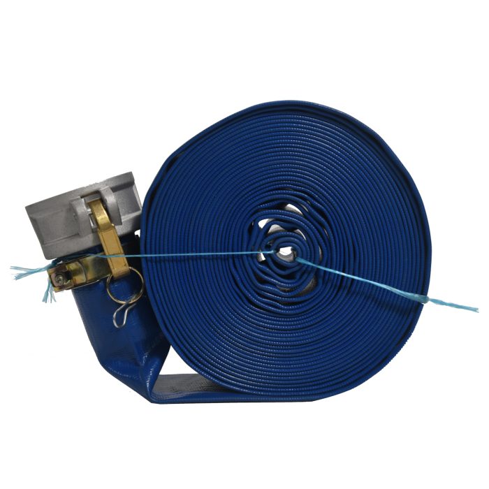 For Agricultural Pumps - Pvc Lay Flat Discharge Hose - 2" X 50' C/W Camlock