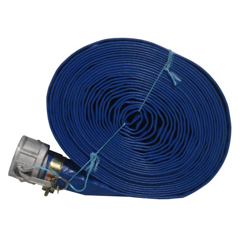 For Agricultural Pumps - Pvc Lay Flat Discharge Hose - 3" X 50' C/W Camlock