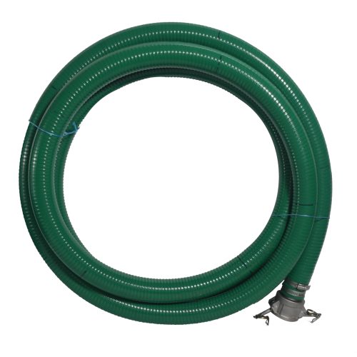 For Agricultural Pumps - Pvc Suction Hose 2" X 20' - C/W Camlock & Nipple