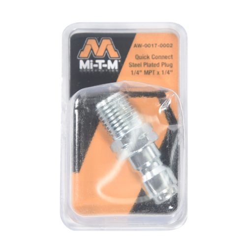 Mitm Brand - Qc Fitting 1/4"m X 1/4" Plug - For Connect/Disconnect Of P/W