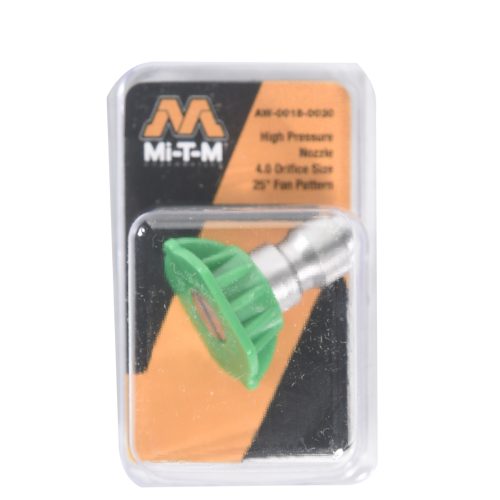 Mitm Brand - High Pressure Nozzle 25 Deg - Green 4.0 Orifice