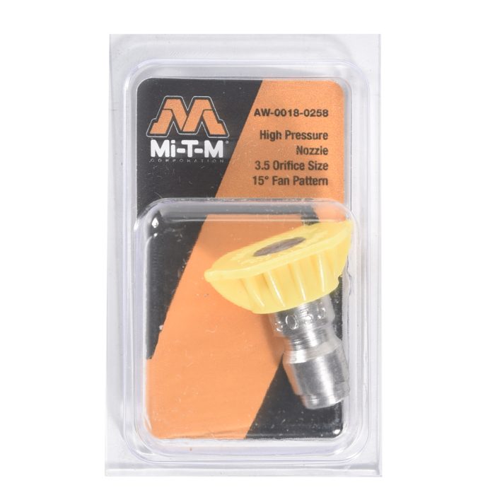 Mitm Brand - High Pressure Nozzle 15 Deg - Yellow 3.5 Orifice