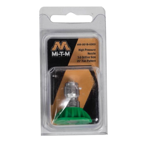 Mitm Brand - High Pressure Nozzle 25 Deg - Green 3.0 Orifice