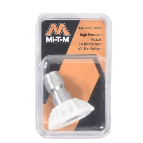 Mitm Brand - High Pressure Nozzle 40 Deg - White 3.0 Orifice