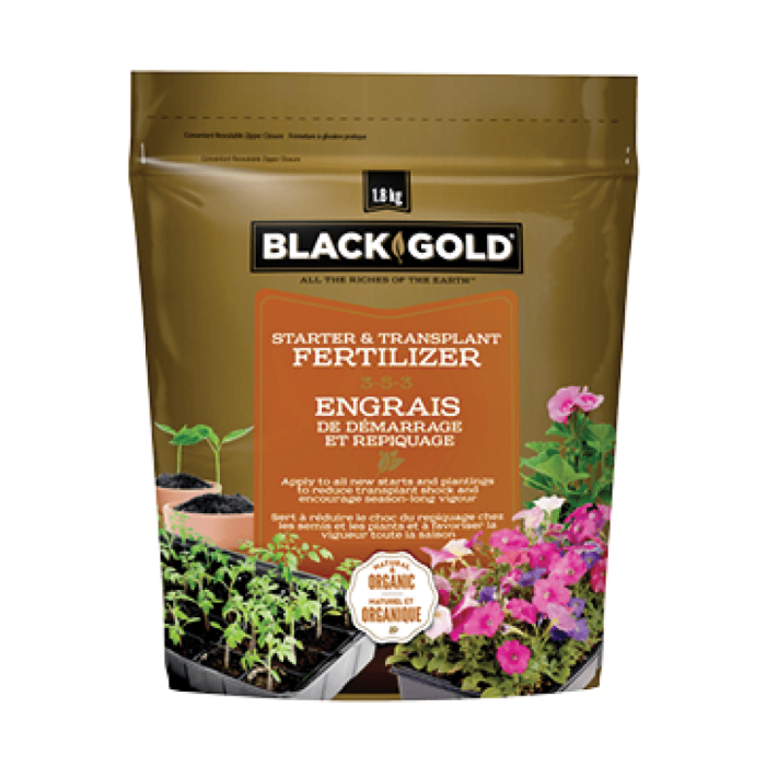 Black Gold - Starter 1.8kg Organic - Plant Food   3-5-3