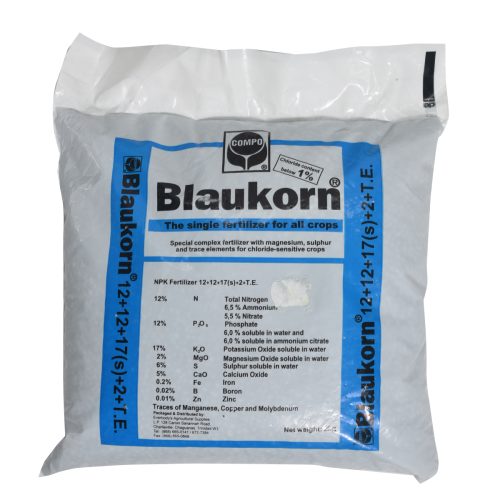 Blaukorn - 12-12-17+2 (Npk) 2kg Compound - Granular Fertilizer