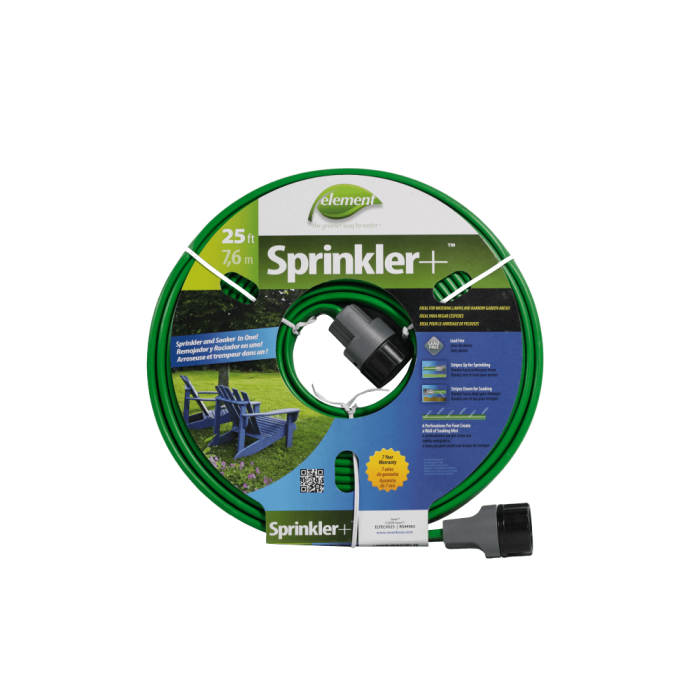 Sprinkler Hose 25' - 6 Holes/Ft