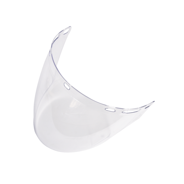 Elvex Brand - Spherical Poly Faceshield - Hg-25 Head Gear