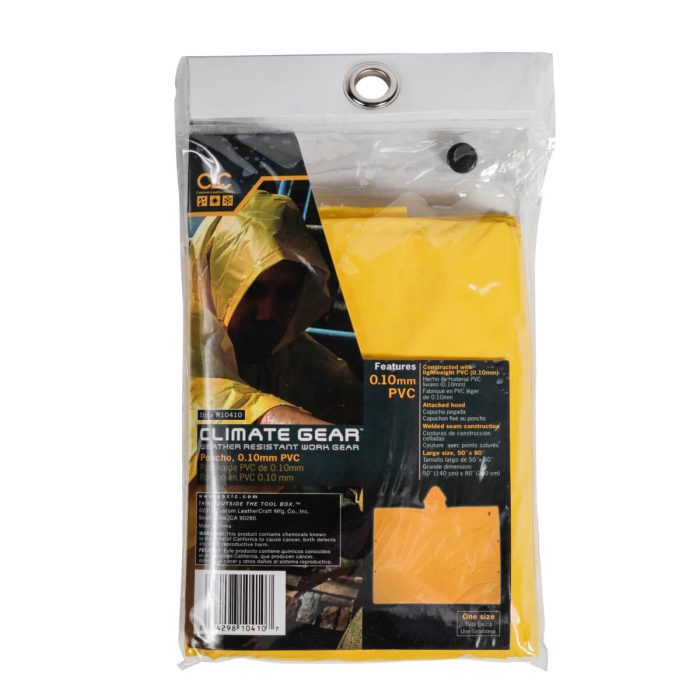Clc Brand - Pvc Poncho Large - Yellow