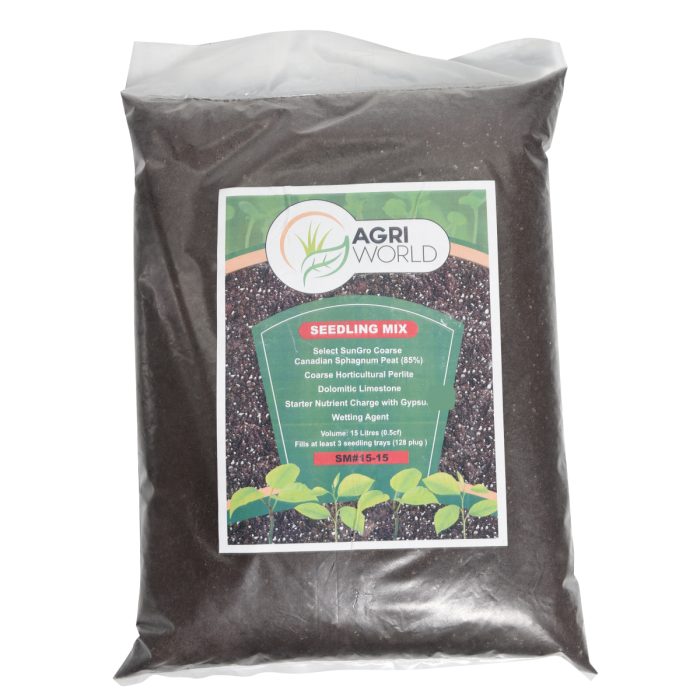 Agri World - Seedling Professional Mix 15 L - Sungro Mix #15 Loose Filled