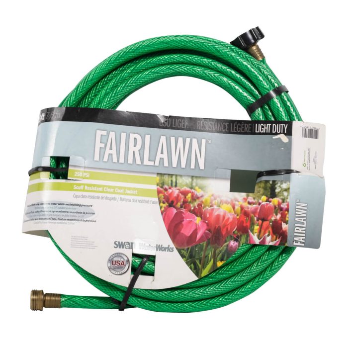 Garden Hose 1/2"x25' - Watersaver Light Duty Green