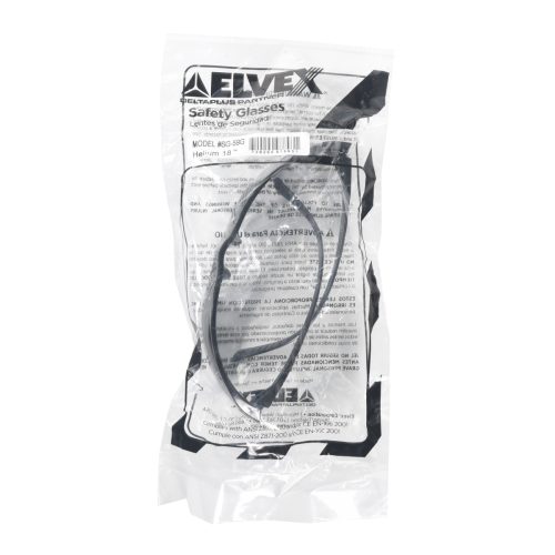 Elvex Brand - Safety Glasses Grey Lens - Helium 18 Ergo-Fit