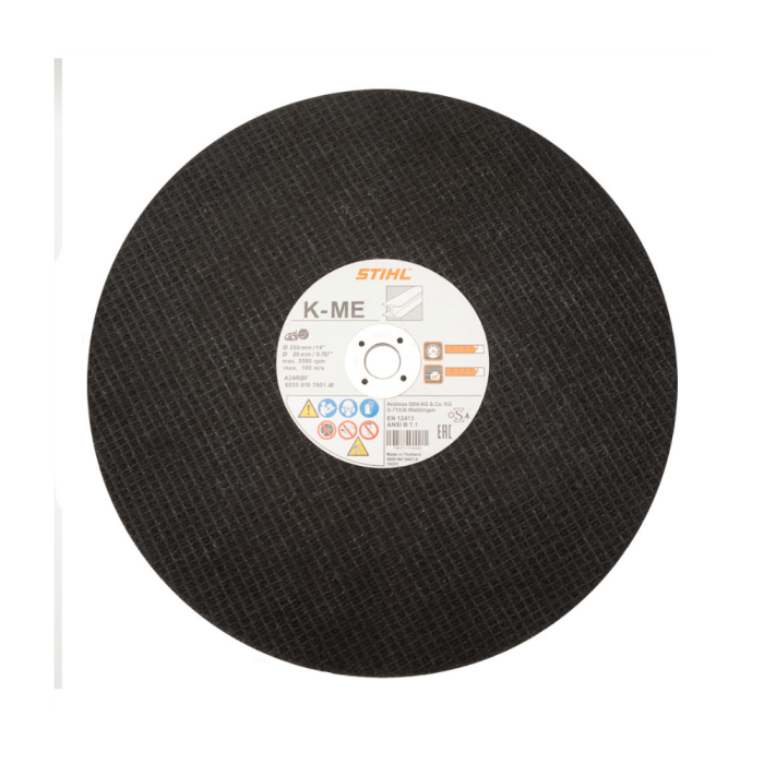 Stihl Moq 10 - Abrasive Cutting Wheel - 350mm/14". Asphalt/Ductile