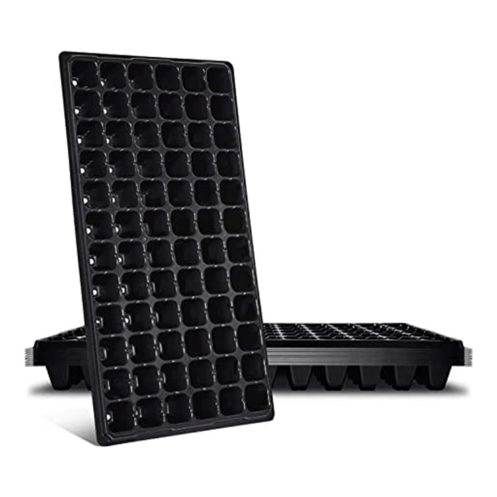 Agri World - 72 Cell Seedling Tray - Black Plastic