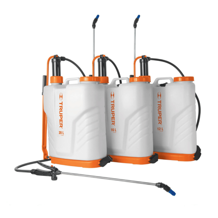Truper - 16l Piston Knapsack Sprayer - S/Steel Lance Adjust Nozzle