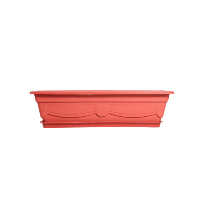 Plastic Trough 23 X 6 1/2 X 5 - C/W Saucer (Plastic)
