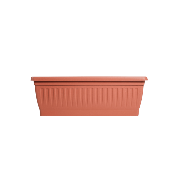 Agri World - 50ml Plastic Trough Pot - Terracotta