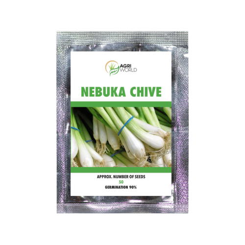 Agri World - Nebuka Chive Seeds - Approx. 50 Seeds/Pack