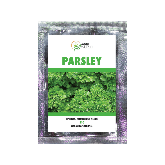 Agri World - Moss Curled Parsley Seeds - Approx. 250 Seeds/Pack