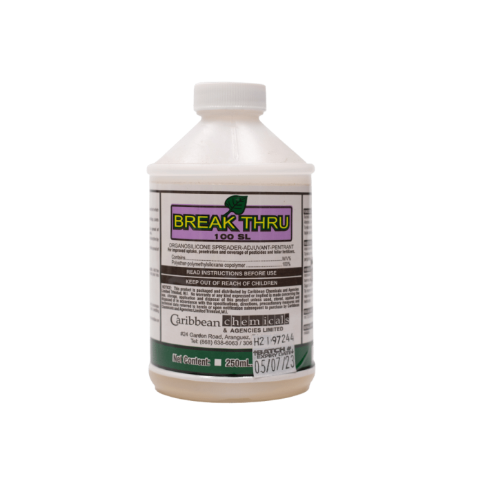 Basf - Break Thru Spreader 250 Ml - 100 Sl Non Ionic Surfactant