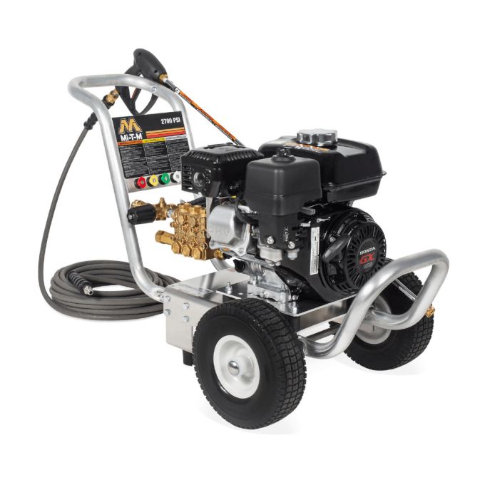 Mitm Brand Pressure Washer 2700psi 2.4gpm 196cc Honda Eng W/General