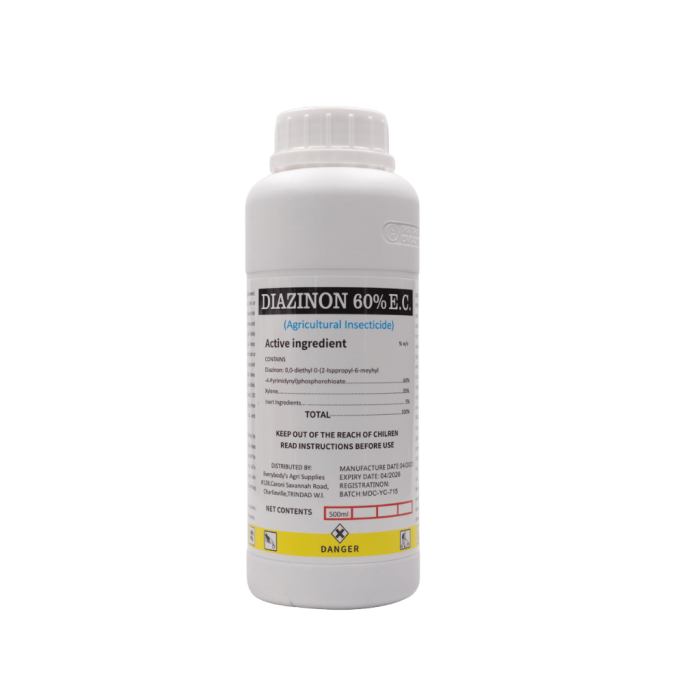 - - Diazinon Insecticide 500 Ml - 60 Ec Broad Spectrum Residual