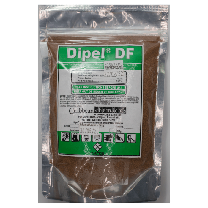 Valent Bioscience Corporation - Dipel Df Insecticide 200 Gram - Dry Flowable Biological