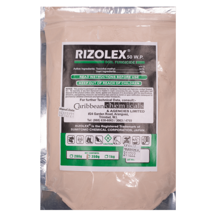 Sumitomo Chemical Corp - Rizolex Fungicide 350 Gram - 50wp Soil Fungicide