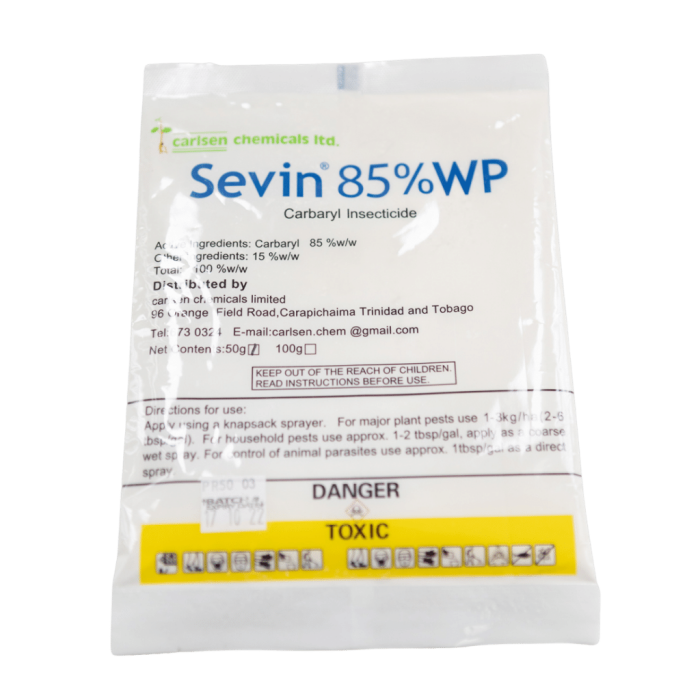 - - Sevin Insecticide 50 Gram - 85 Wp Broad Spectrum