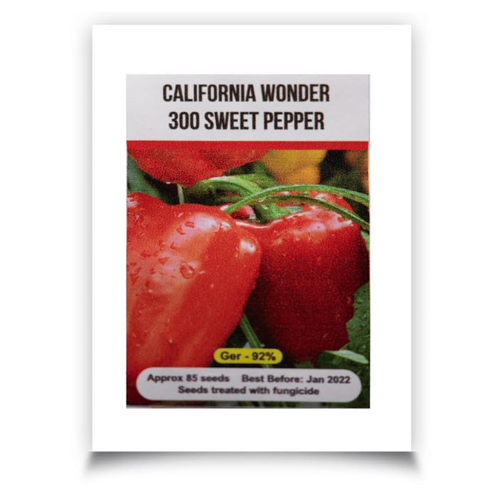 Signature Seeds - California Wonder Sweet Pepper - Seeds. Approx. Seeds/Pack