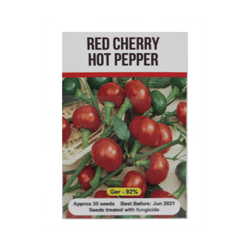 Signature Seeds - Red Cherry Hot Pepper Seeds - Approx. 35 Seeds/Pack