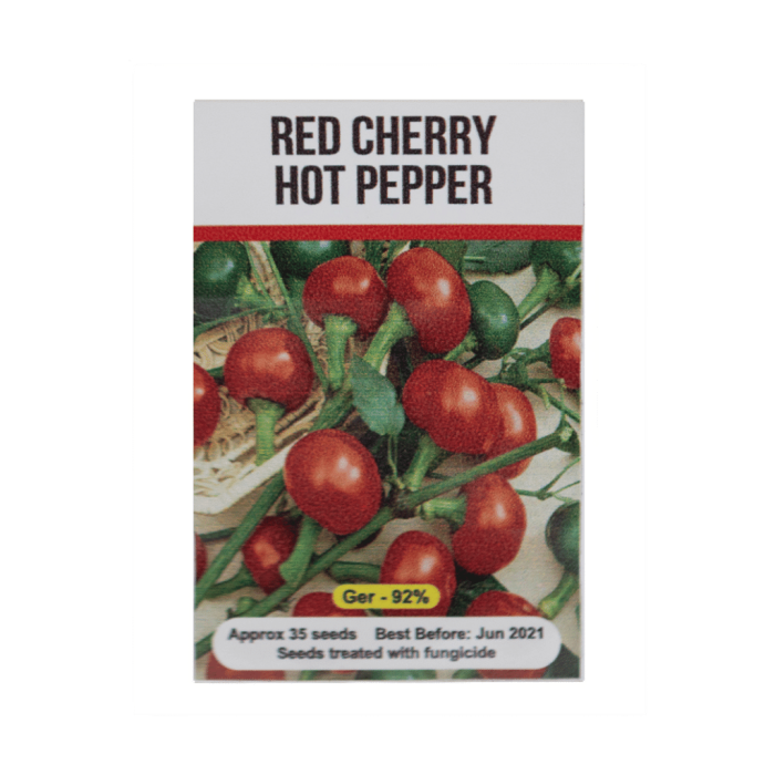 Signature Seeds - Red Cherry Hot Pepper Seeds - Approx. 35 Seeds/Pack