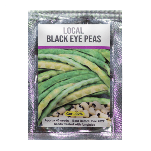 Signature Seeds - Local Black Eye Peas Seeds - Approx. 40 Seeds/Pack