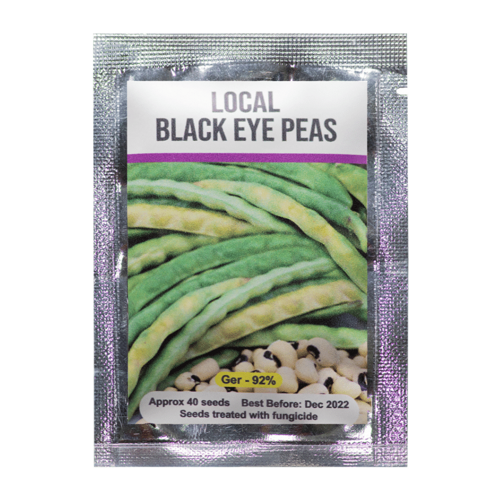 Signature Seeds - Local Black Eye Peas Seeds - Approx. 40 Seeds/Pack ...