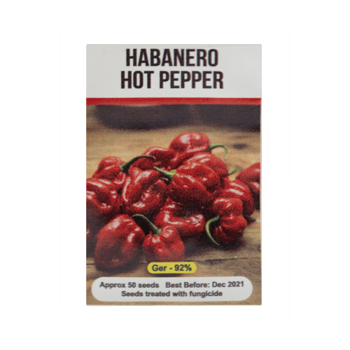 Signature Seeds - Habanero Hot Pepper Seeds - Approx. 40-50 Seeds/Pack