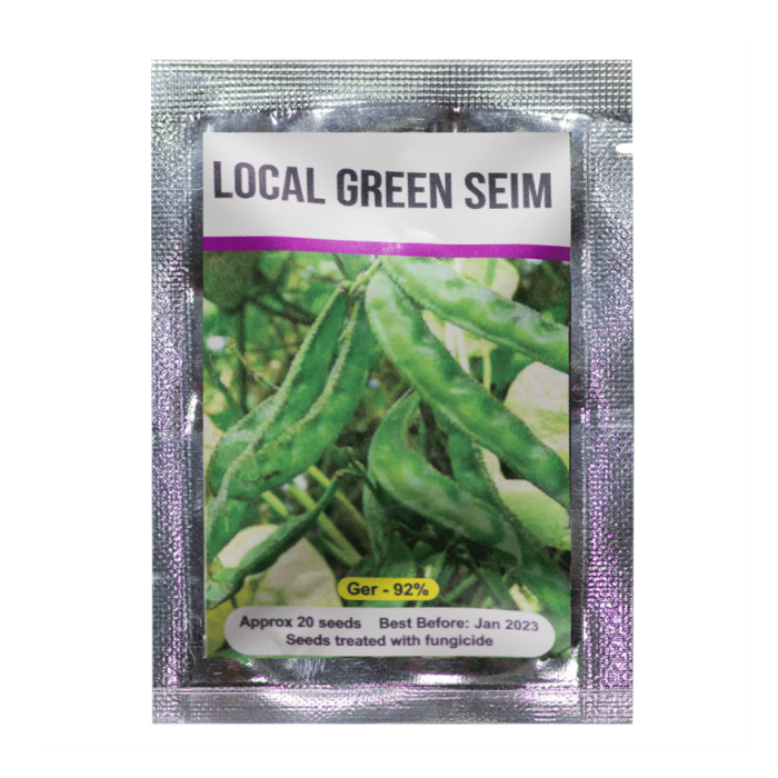 Signature Seeds - Local Green Seim Seeds - Approx. 20 Seeds/Pack