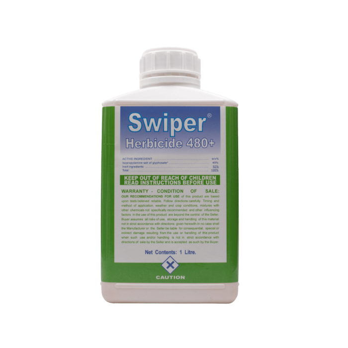 - - Swiper Herbicide 1l - 480 Sl Systemic Non Selective